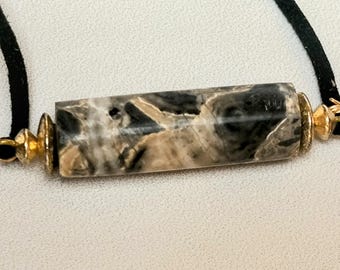 Carrara Marble Heart Pendant from Italy - Bold, Earthy, Beautiful!