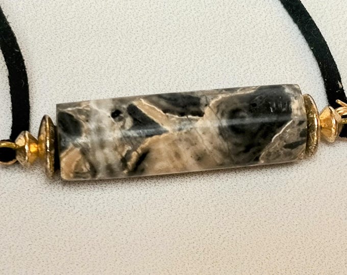 Carrara Marble Heart Pendant from Italy - Bold, Earthy, Beautiful!