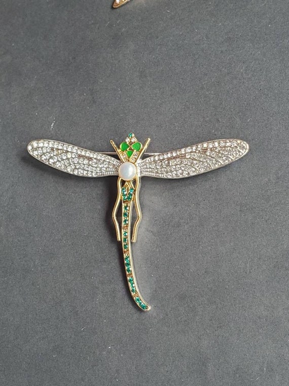 Lalique dragonfly deals brooch