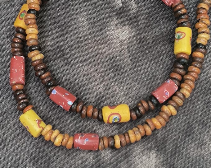 Antique Venetian Crumb Glass Beads - Circa 1800's African Trade Beads