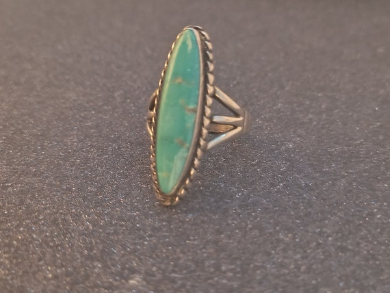Green Turquoise Ring from the American Southwest,… - image 3