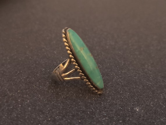 Green Turquoise Ring from the American Southwest,… - image 4