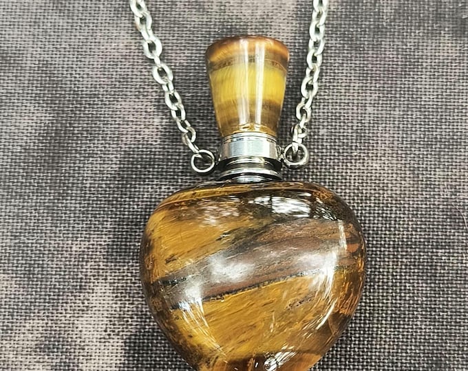 Heart Shaped Gemstone Bottle for your Potions and Perfumes!