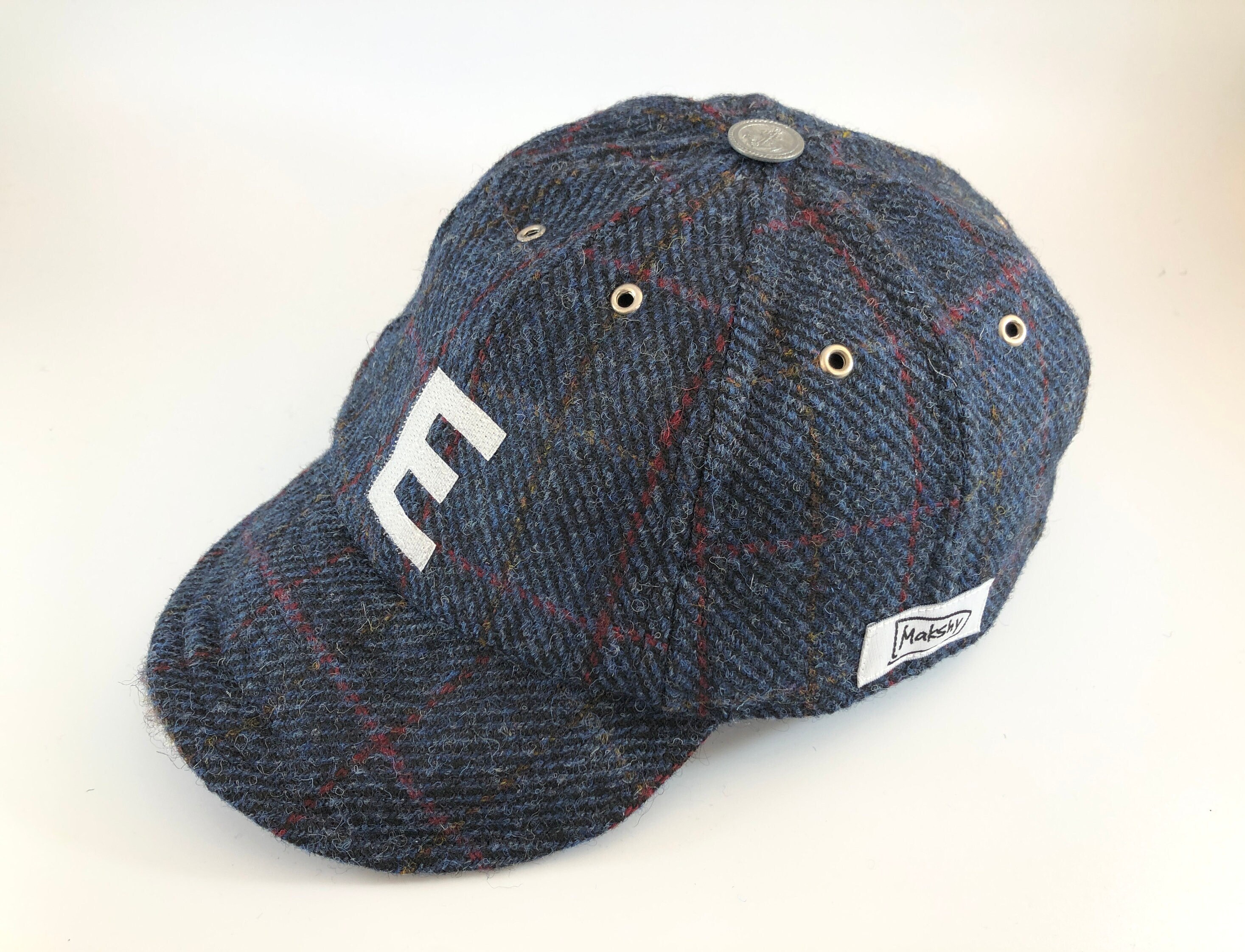 Handmade Check Harris Tweed 8 Panel 