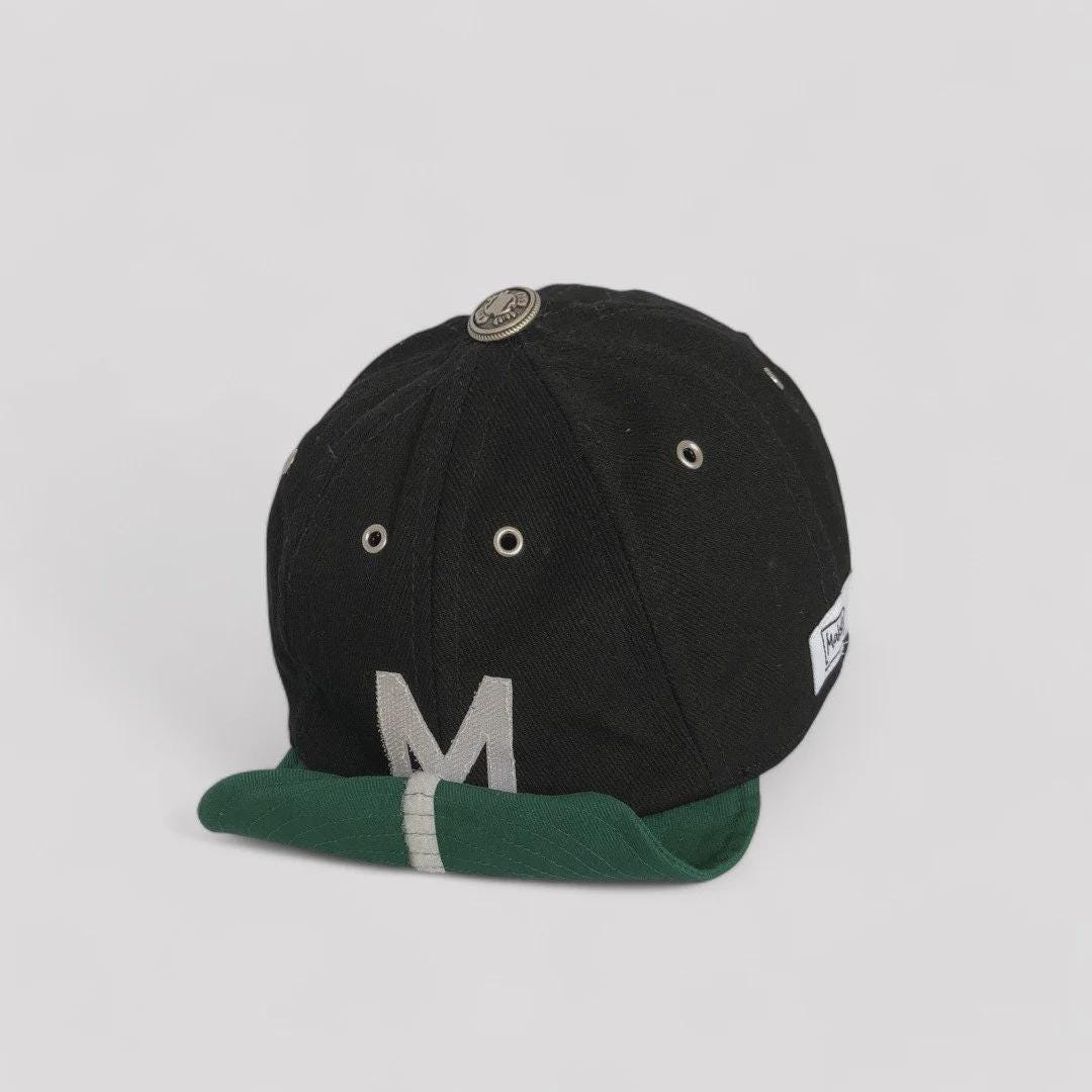 帽子 nounless roll up knit cap/ dark green GOODS – NOUNLESS