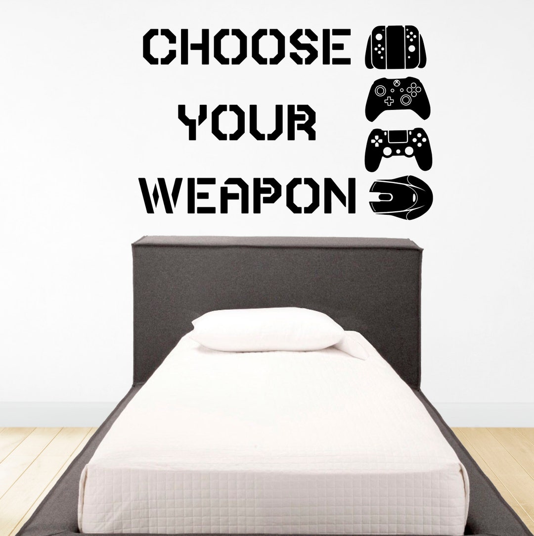 Gamer Wall Decal Gamer Room Man Cave Gamer Boy Gamer Girl Gamer Sticker