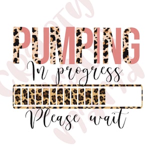 Pumping in progress