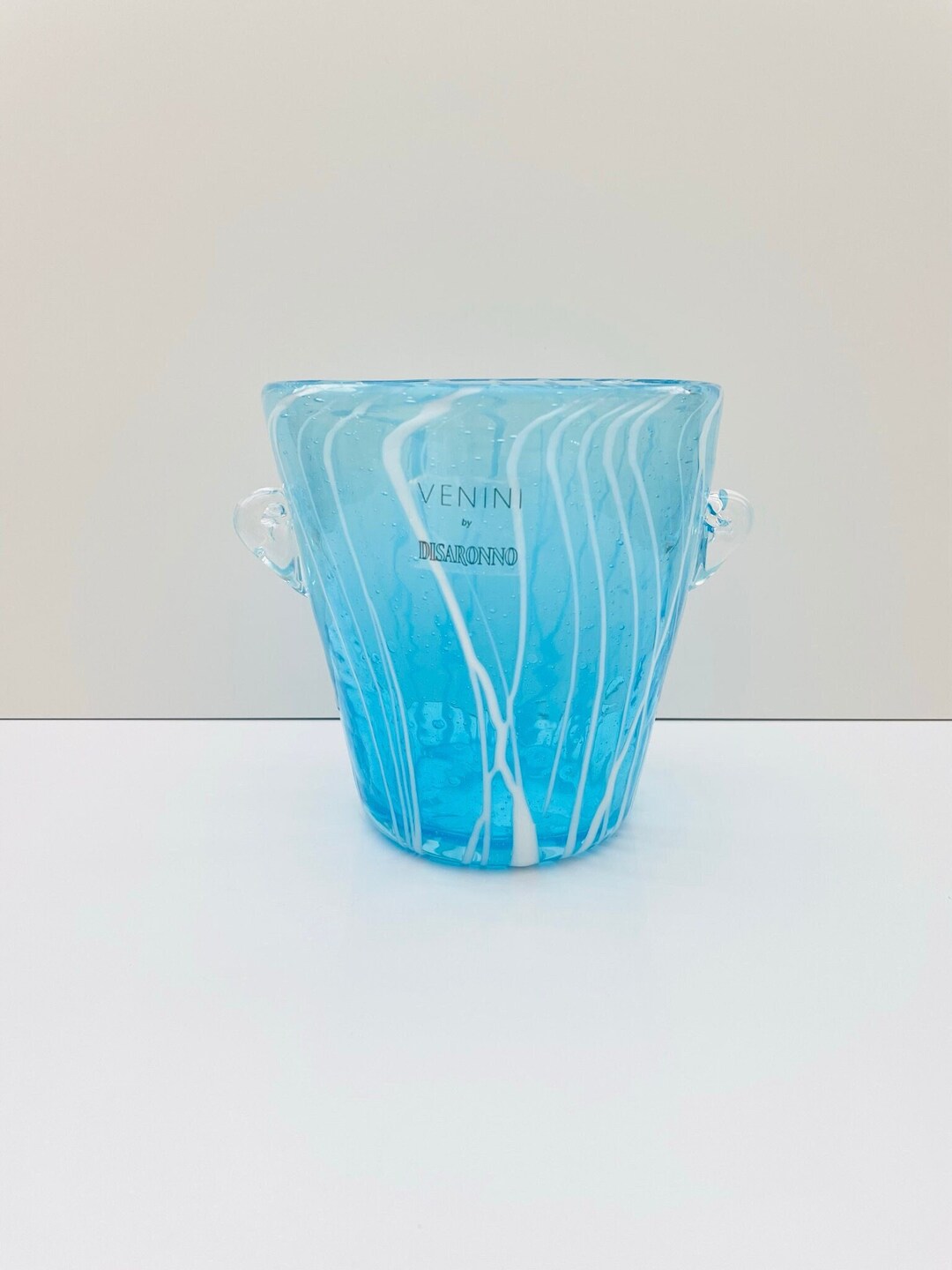 Vintage Venini by Disaronno Art Glass Ice Bucket Etsy