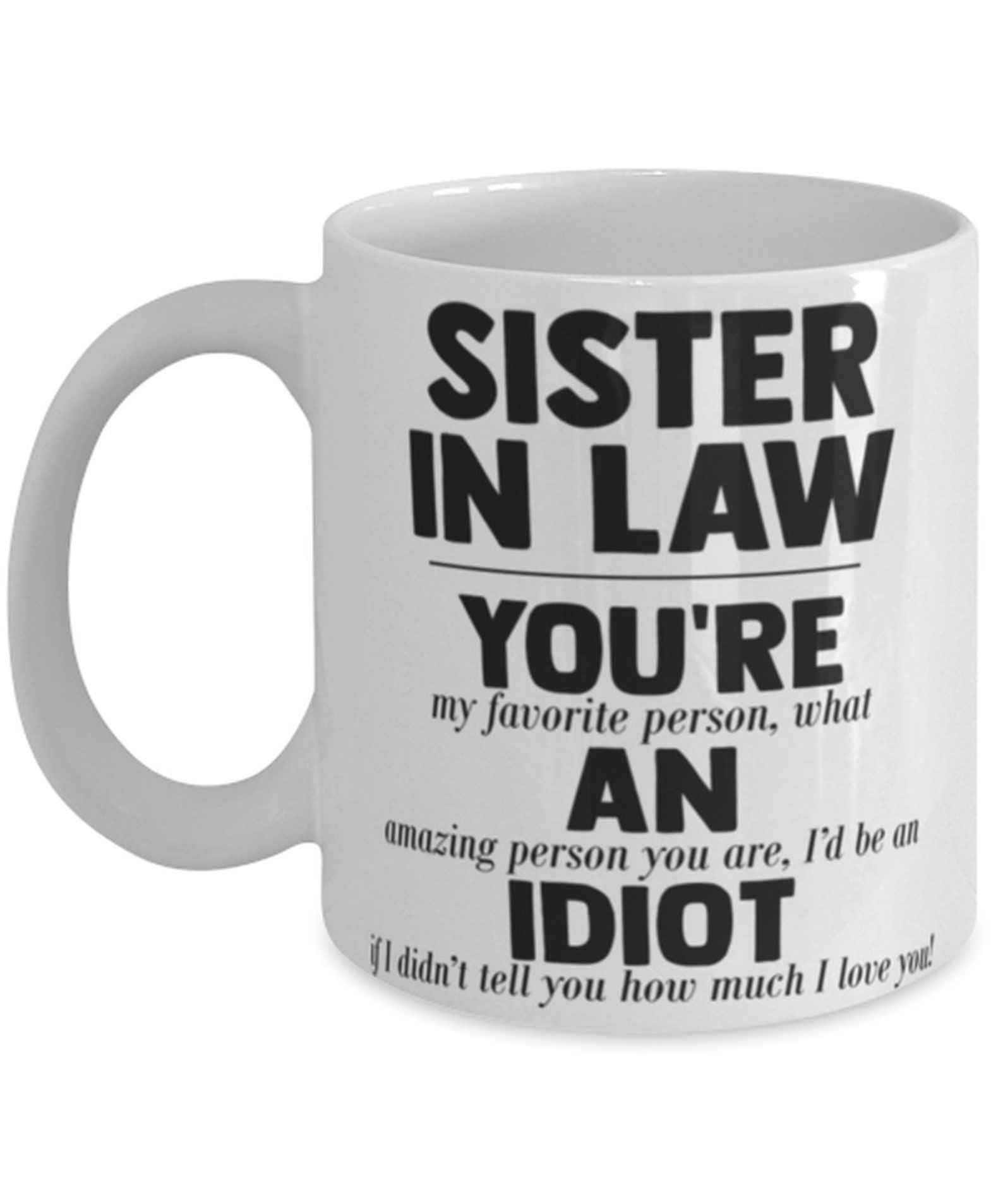 Funny Sister In Law Gift Rude Sister In Law Birthday Present Etsy
