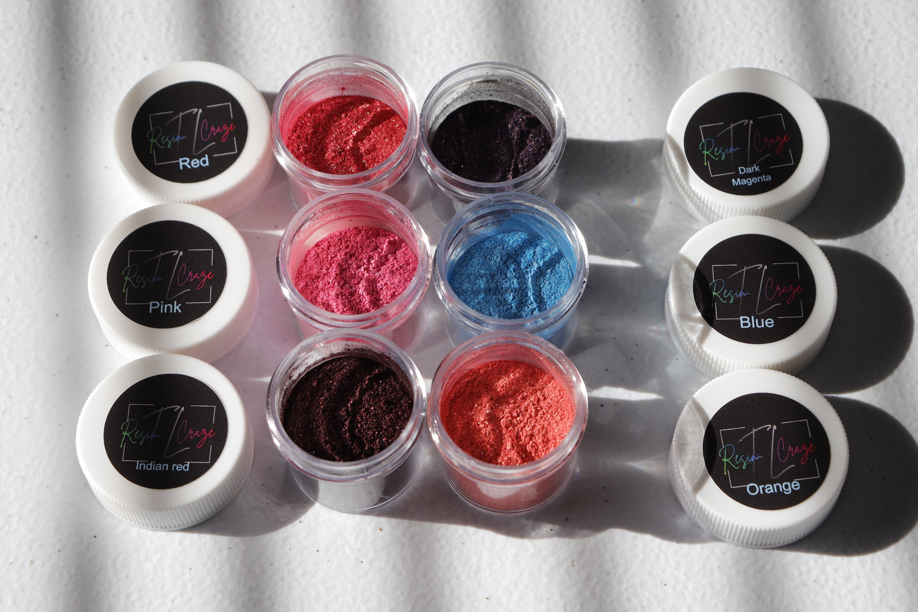 Metallic Mica Powder for Resin 10 Colors Etsy