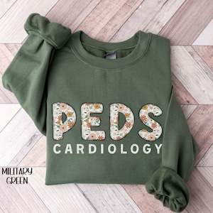 Pediatric Cardiology Sweatshirt, Peds Cardiac Nurse/Staff Sweater, Cardiac Pediatrics Department, PICU Cardiac ICU Staff Gift, Grad Gift