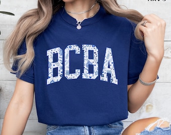 Board Certified Behavior Analyst Comfort Colors shirt, Behavior Analyst Gift, BCBA T-shirt, BCBA Gift, Behavior Analysis, Behavior Therapist