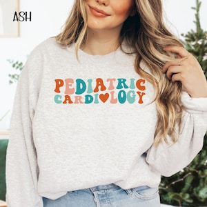 Pediatric Cardiology Sweatshirt, Peds Cardiac Nurse/Staff Sweater, Cardiac Pediatrics Department, PICU Cardiac Staff Gift, Christmas Sweater