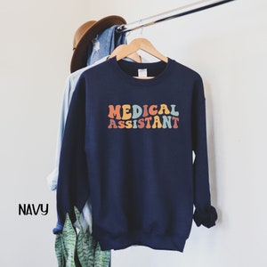 MA Gift Medical Assistants Sweatshirt, MA School Student Graduation Gift, Certified Clinical CMA, Healthcare Unisex Crewneck Sweater