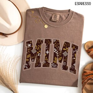 MIMI Floral Comfort Colors Shirt, Best Mimi Ever T-shirt, Gifts for Mimi Grandma, Trendy Mimi Tee, New Mimi Gift, Mimi&#39;s Mother&#39;s Day Gift