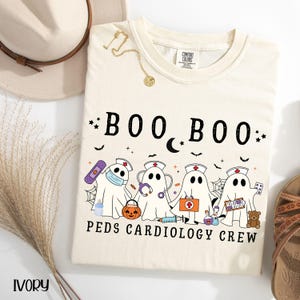 Pediatric Cardiology Crew Comfort Colors® Halloween shirt, Peds Cardiac Nurse/Staff T-shirt, Cardiac Pediatrics Department, PICU Cardiac Tee