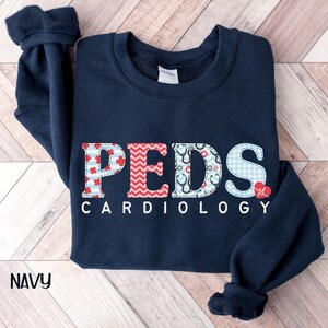 Pediatric Cardiology Sweatshirt, Peds Cardiac Nurse/Staff Sweater, Cardiac Pediatrics Department, PICU Cardiac ICU Staff Gift, Grad Gift