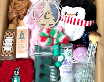 Personalized Spa Gift Basket, Teen Girl Christmas Stocking Stuffer