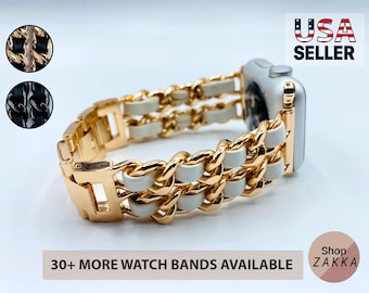 Chanel Apple Watch Band Etsy Chanel Apple Watch Band Etsy