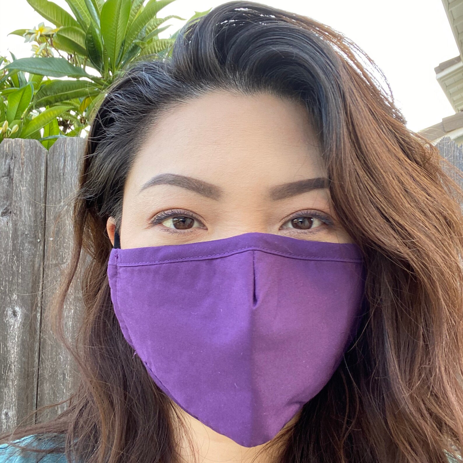 Purple Face Mask Breathable Washable Filter Pocket 1 Free Etsy