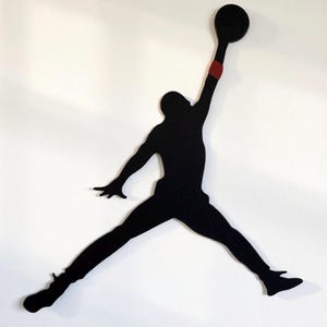 Michael Jordan Wood Wall Art Piece | Handmade | Illuminating
