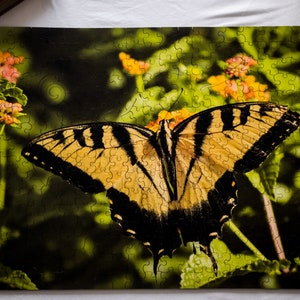 Wooden Jigsaw Puzzle, 328 pieces, &#39;Yellow Butterfly&#39;
