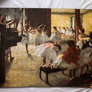 Wooden Jigsaw Puzzle, 489 pieces, &#39;The Dance Class&#39;, Degas