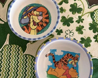 Vintage 1976 Winnie the Pooh Melamine Divided Plate - Zak Designs