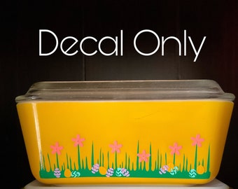 Easter inspired lucky in love Pyrex decal