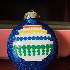 Pyrex Dots Bowl Christmas Ornament
