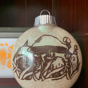Pyrex Mushroom Forest Francies Ornament