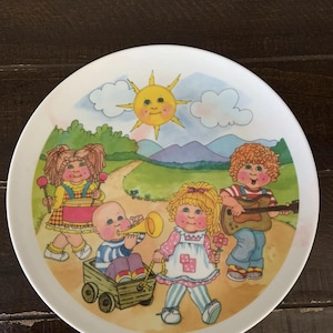 Vintage plastic Cabbage Patch Plate