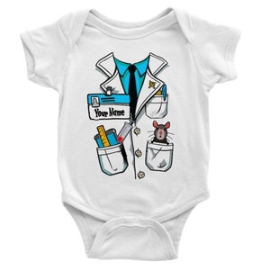Baby lab coat onesie 2025