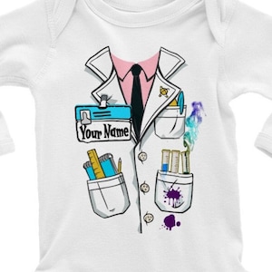 Baby lab coat onesie deals