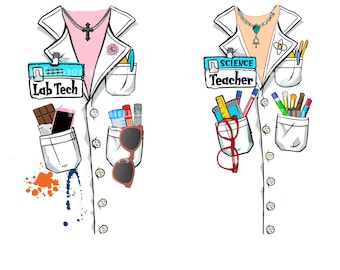 Paquete de descarga de imágenes PNG de batas de laboratorio para científicos, diseñado para sublimación de impresión integral. Paquete de 10 piezas para uso comercial digital transparente.