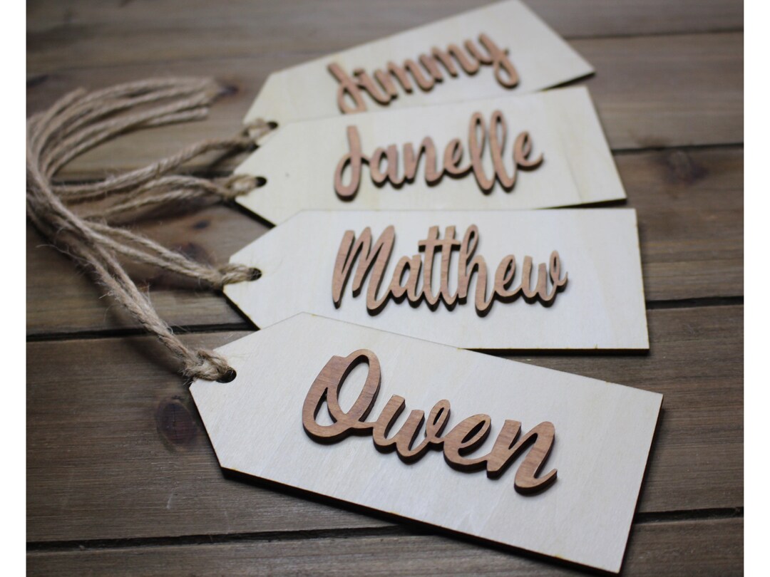 Personalized Engraved Gift Tags Personalized Gift Tags Etsy