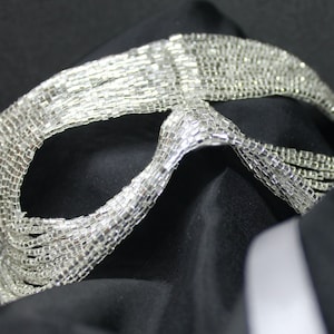 Mask &quot;Murano&quot; made with Venetian beads