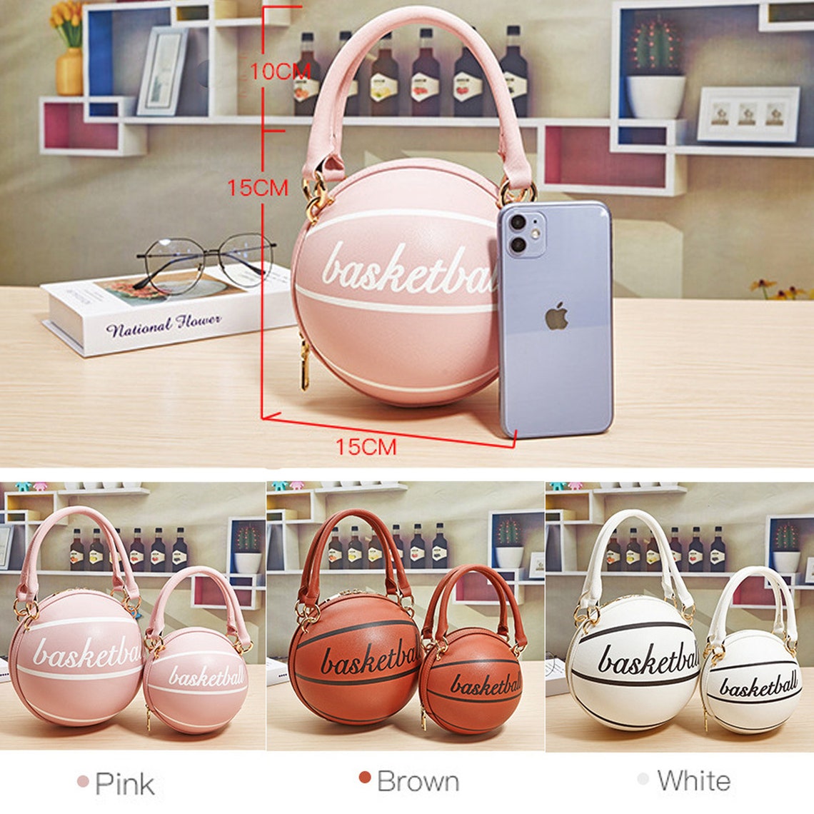 mini basketball purse
