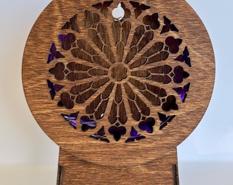 Rose Window Shelf Ornament • Sewanee TN