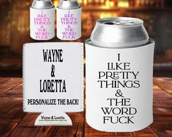 Profanity Can Cooler, 4" x 4", Insulated Neoprene