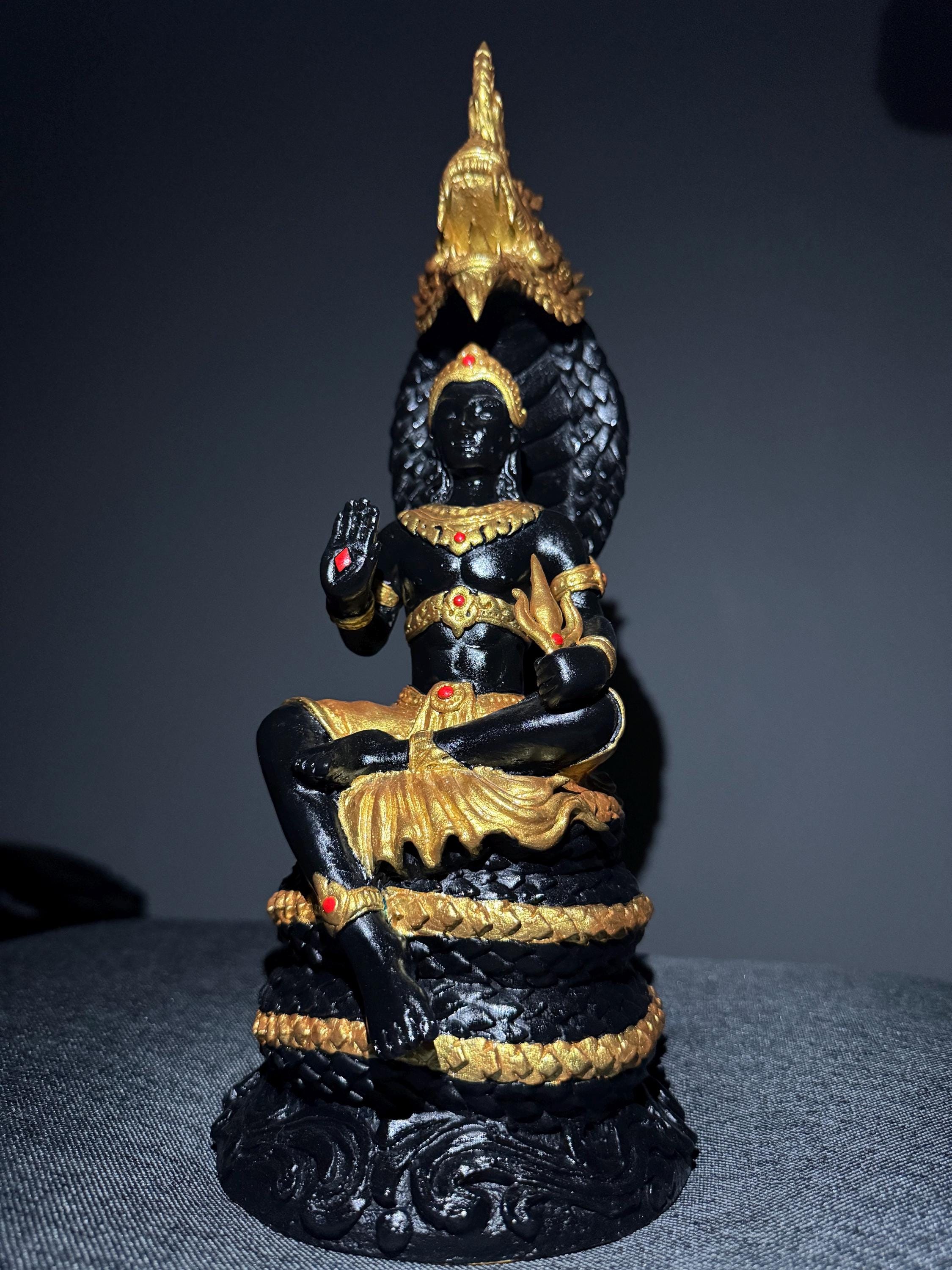 オンダム ブラック パヤナック ナーガ王仏像 - Etsy 日本