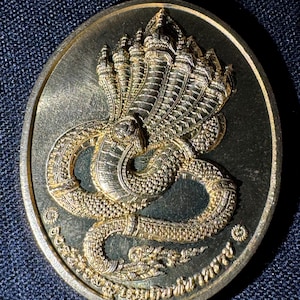 Naga Phayanak Thao Musalinda Naga König Buddha Amulett aus Ubon Ratachani Thailand