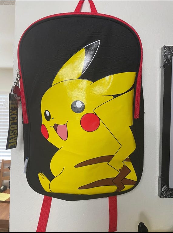 Vintage Pikachu 2012 Pokemon Backpack Etsy