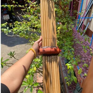 Traditional Isaan Lao Thai music instrument Bamboo Khaen Gm Am