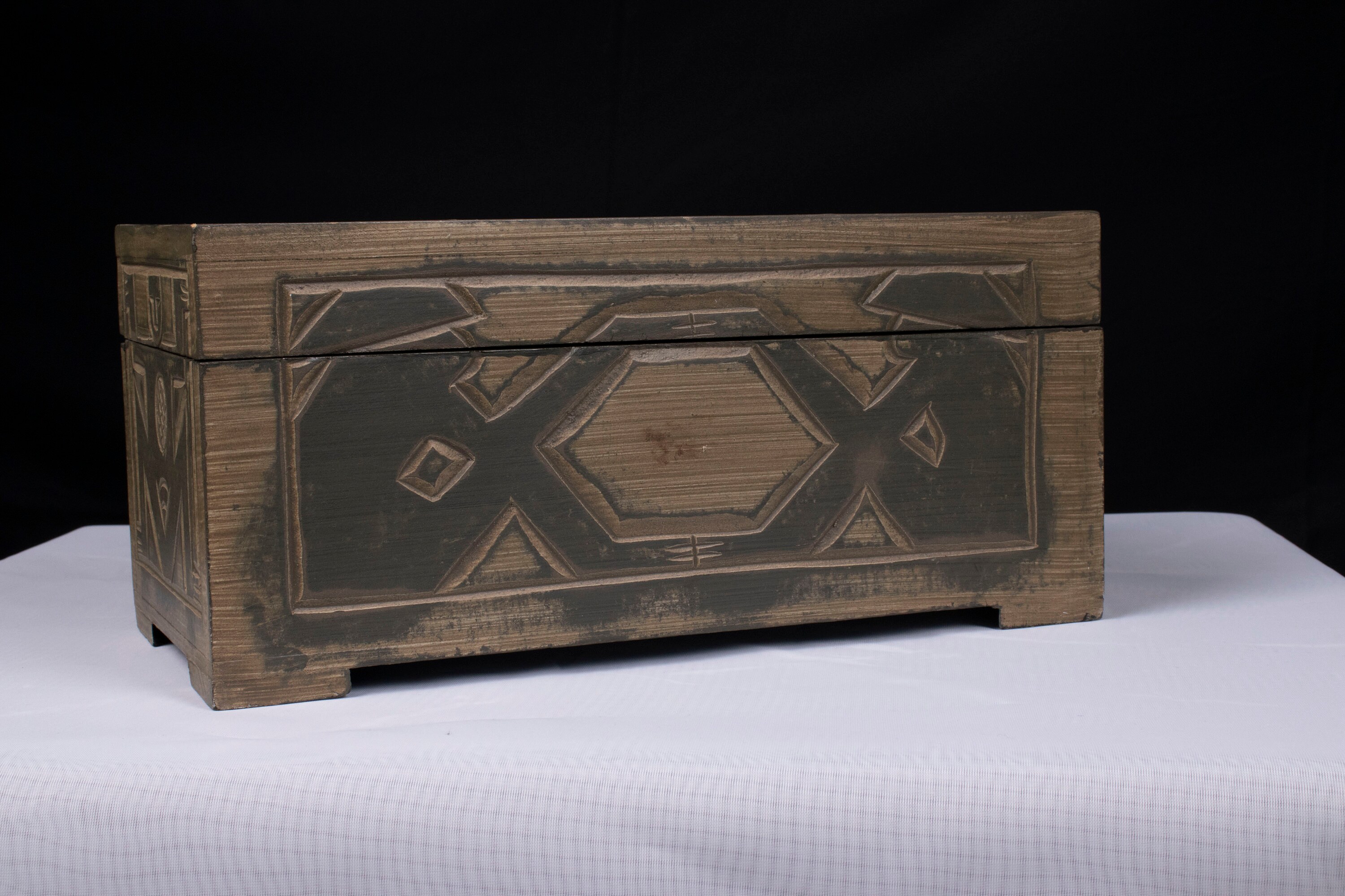 Handcarved Wooden Ethnic Box. Etsy
