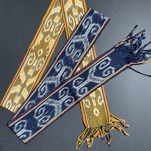 Indonesian Dayak Borneo handmade ethnic cloth scarf