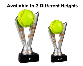 Trofeo Softball – Incisione Gratuita, Montaggio Facile, Nuovo Di Zecca! 🏆🥎