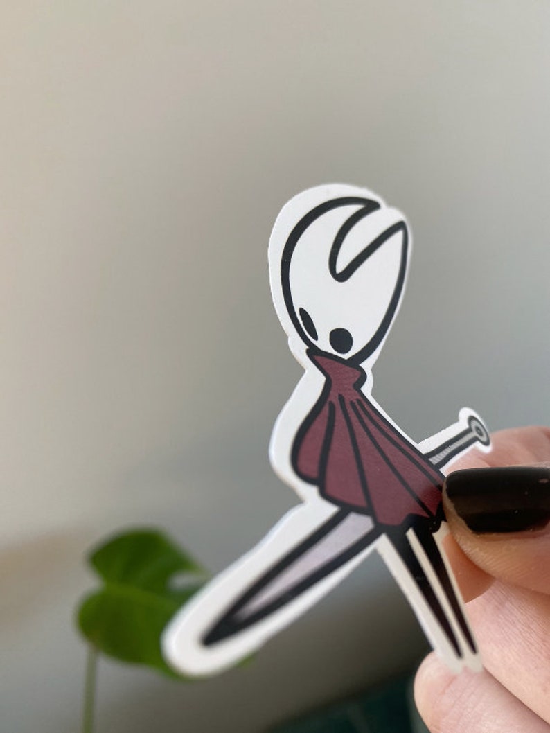 Free shipping! Hornet Sticker Vinyl Matte Water-proof Sticker NEW Silksong Sticker Hollow Knight Sticker