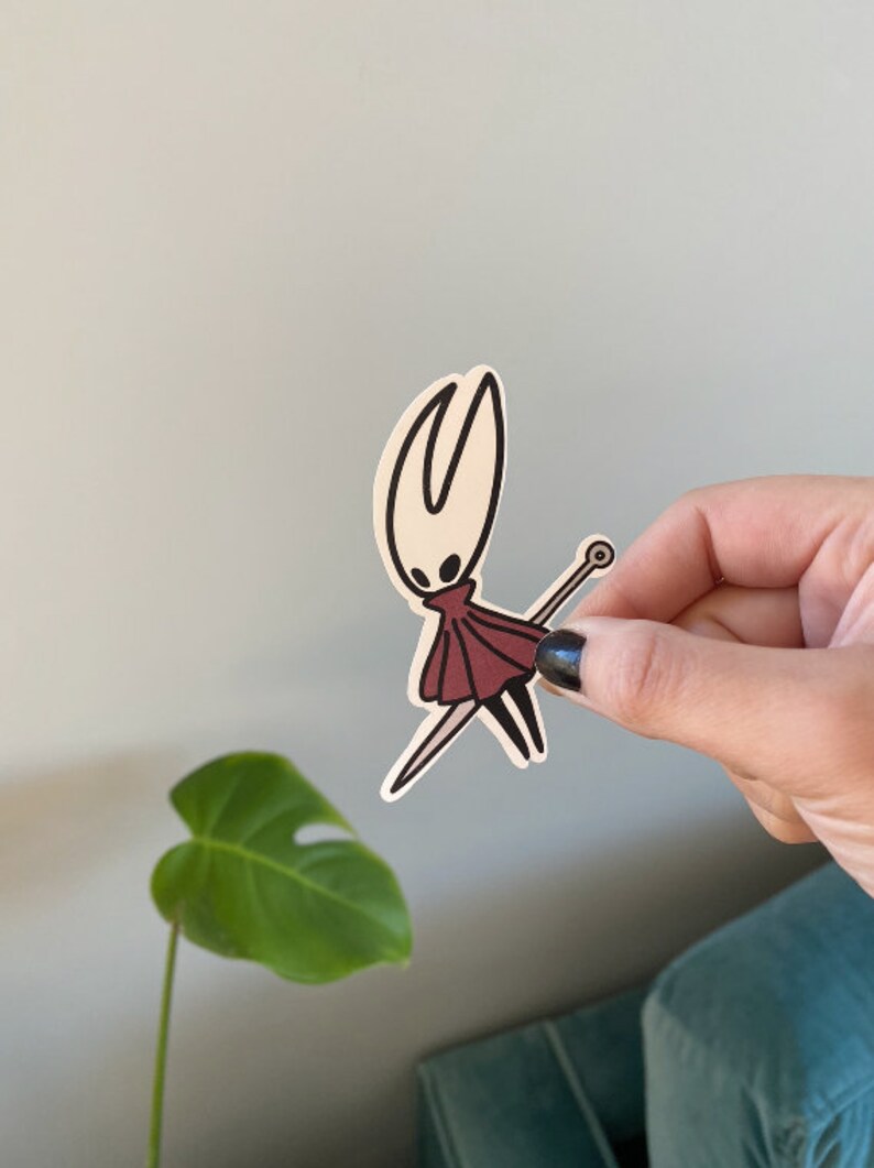 Free shipping! Hornet Sticker Vinyl Matte Water-proof Sticker NEW Silksong Sticker Hollow Knight Sticker