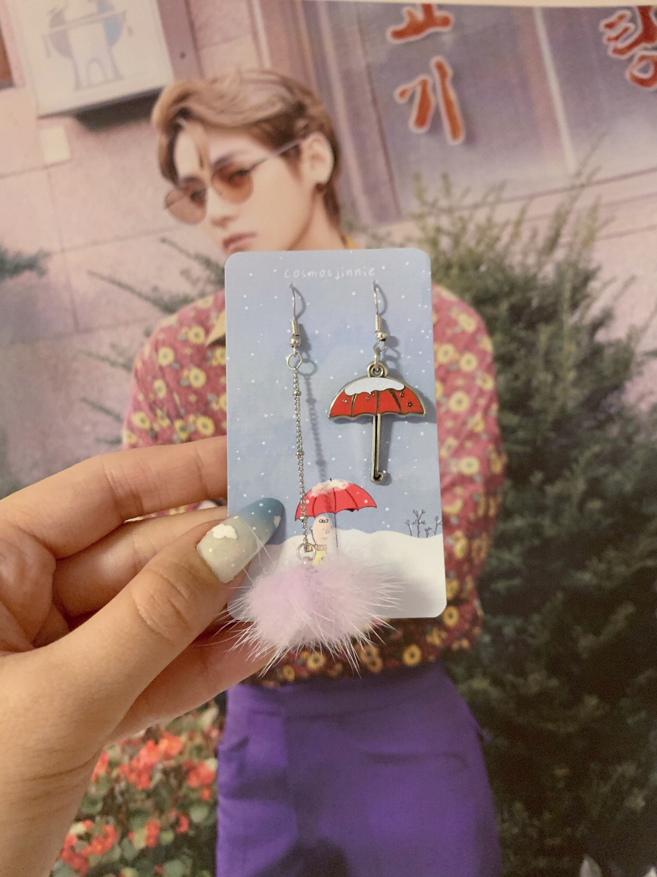 BTS V Taehyung 'snow Flower' Inspired Asymmetrical Etsy Canada